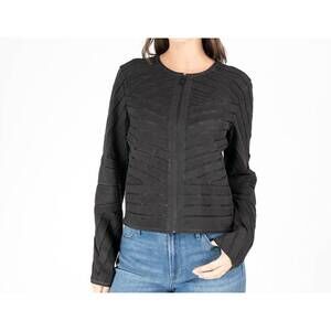 NEW MAURITIUS yva leather jacket in black